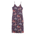Vintage Indian Elephant Pattern Print Jersey Midi Cami Dress