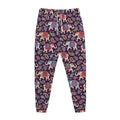 Vintage Indian Elephant Pattern Print Jogger Pants