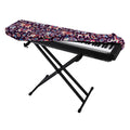Vintage Indian Elephant Pattern Print Piano Keyboard Cover