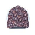 Vintage Indian Elephant Pattern Print White Mesh Trucker Hat