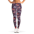 Vintage Indian Elephant Pattern Print Women's Leggings