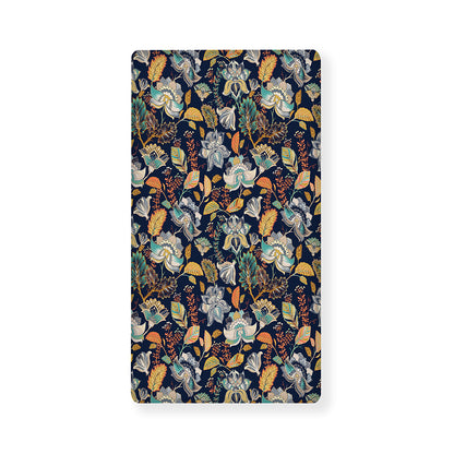 Vintage Indian Floral Pattern Print Baby Crib Sheet