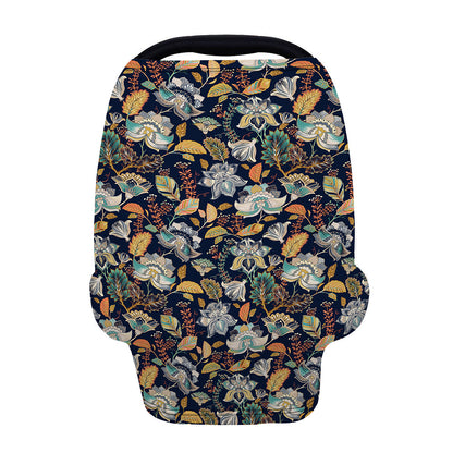 Vintage Indian Floral Pattern Print Baby Seat Cover