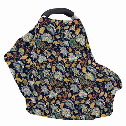 Vintage Indian Floral Pattern Print Baby Seat Cover