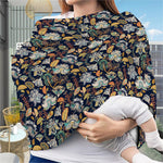 Vintage Indian Floral Pattern Print Baby Seat Cover