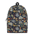Vintage Indian Floral Pattern Print School Backpack