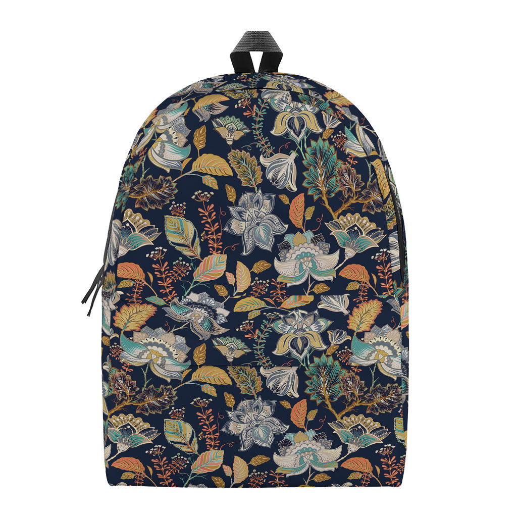Vintage Indian Floral Pattern Print Backpack