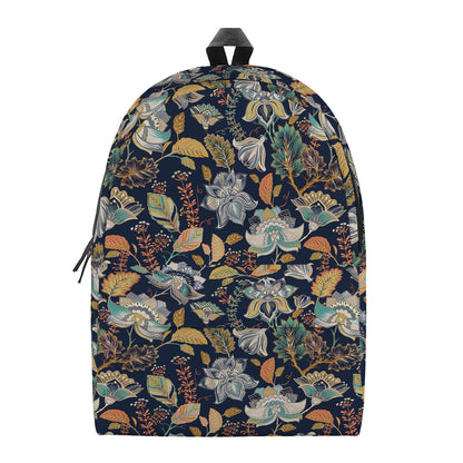 Vintage Indian Floral Pattern Print Backpack