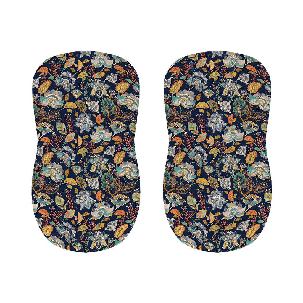 Vintage Indian Floral Pattern Print Bar Stool Covers