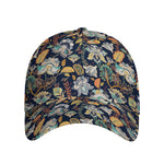 Vintage Indian Floral Pattern Print Baseball Cap