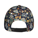 Vintage Indian Floral Pattern Print Baseball Cap