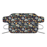 Vintage Indian Floral Pattern Print Car Windshield Snow Cover