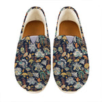 Vintage Indian Floral Pattern Print Casual Shoes