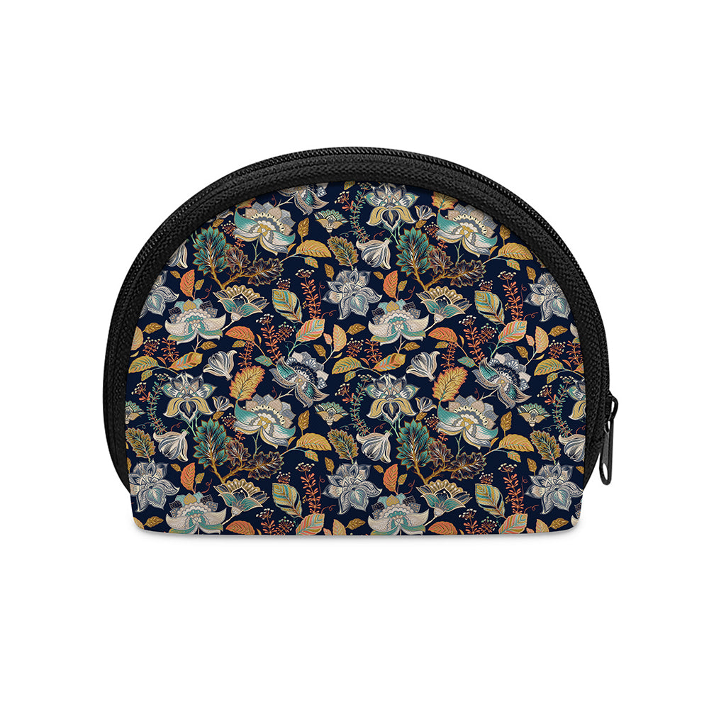 Vintage Indian Floral Pattern Print Coin Purse