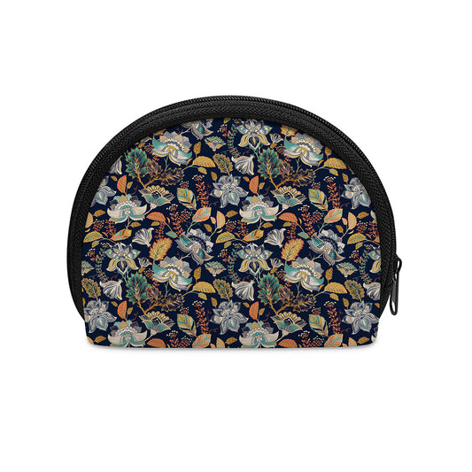 Vintage Indian Floral Pattern Print Coin Purse