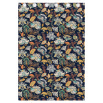 Vintage Indian Floral Pattern Print Curtain