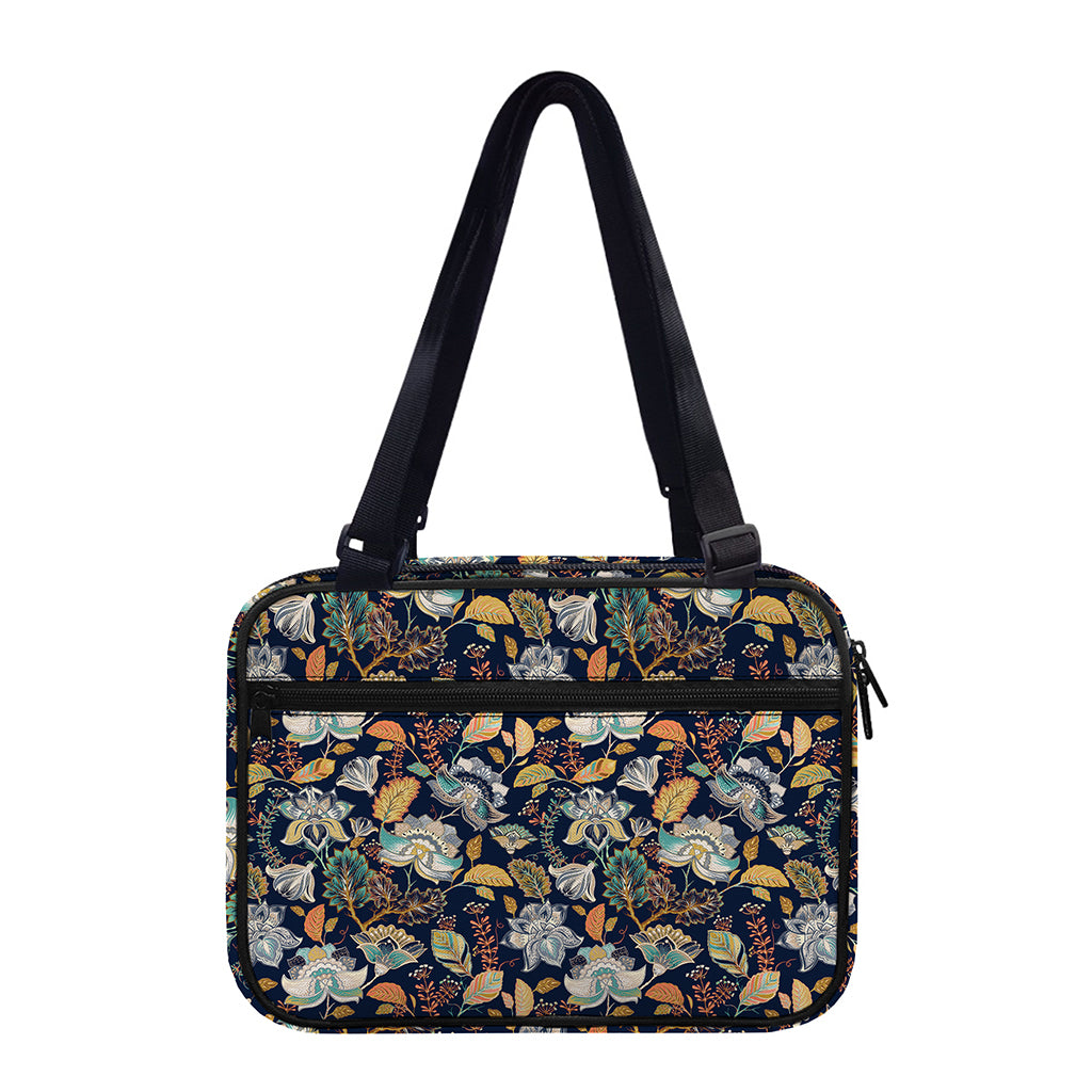 Vintage Indian Floral Pattern Print Double Strap Bible Bag