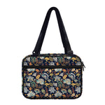 Vintage Indian Floral Pattern Print Double Strap Bible Bag