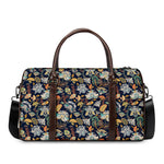 Vintage Indian Floral Pattern Print Duffle Bag