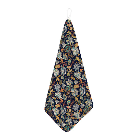 Vintage Indian Floral Pattern Print Hand Towel