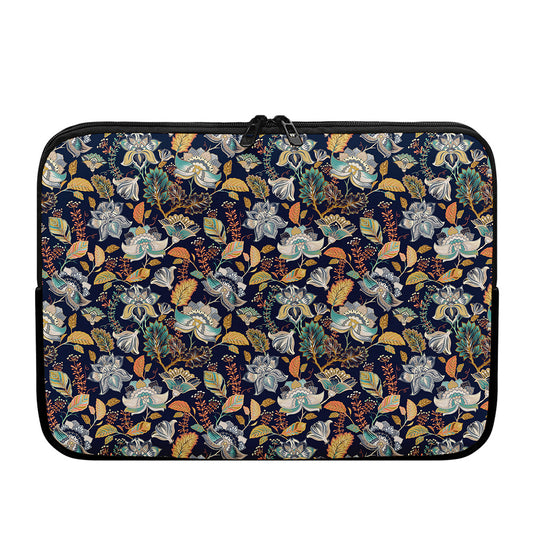 Vintage Indian Floral Pattern Print Laptop Sleeve