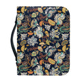 Vintage Indian Floral Pattern Print Leather Bible Cover