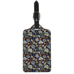 Vintage Indian Floral Pattern Print Luggage Tag