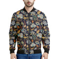 Vintage Indian Floral Pattern Print Men's Bomber Jacket