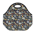Vintage Indian Floral Pattern Print Neoprene Lunch Bag