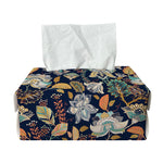 Vintage Indian Floral Pattern Print Rectangle Tissue Box Cover