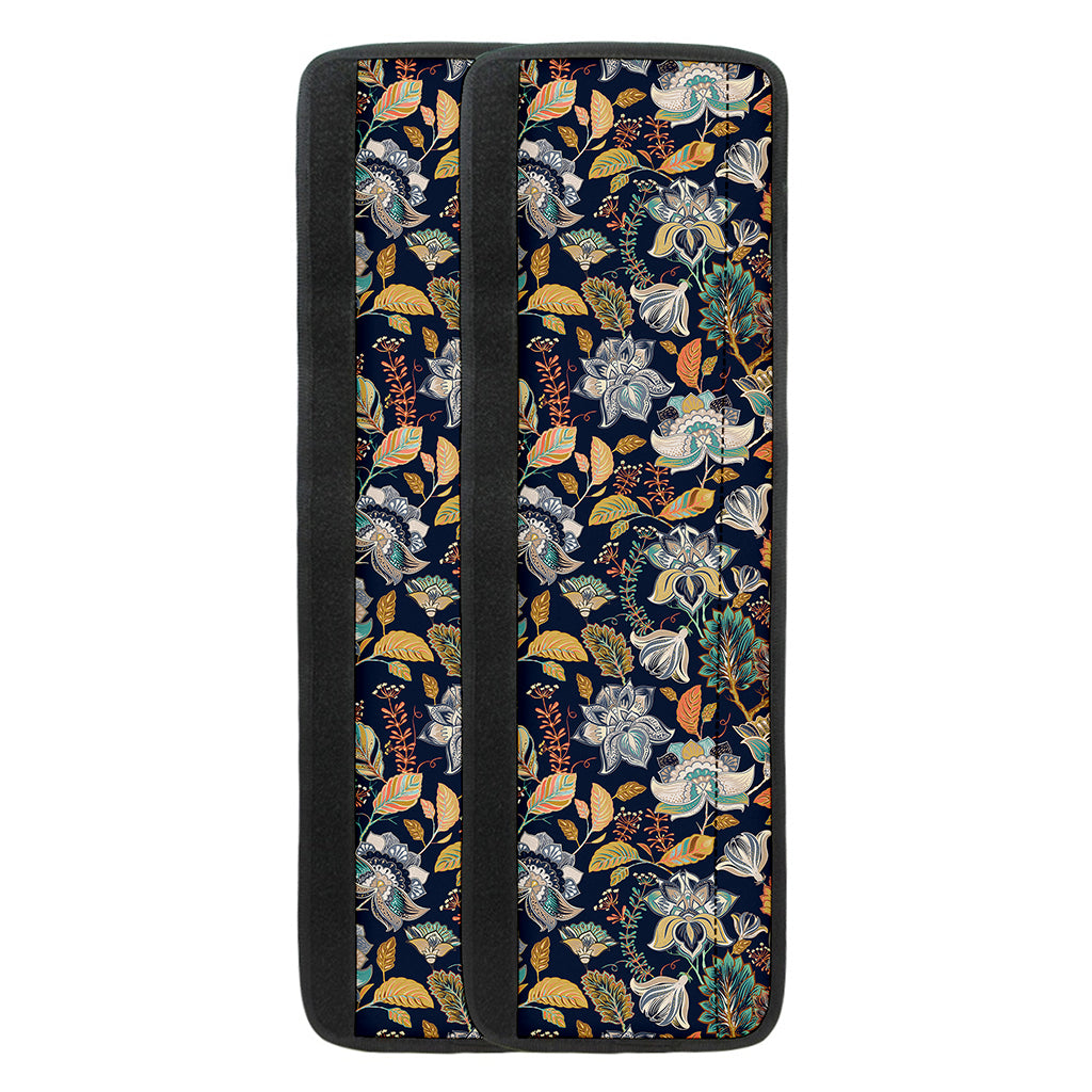 Vintage Indian Floral Pattern Print Refrigerator Handle Covers
