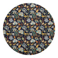 Vintage Indian Floral Pattern Print Round Blanket