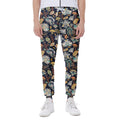 Vintage Indian Floral Pattern Print Joggers
