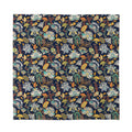 Vintage Indian Floral Pattern Print Silk Bandana