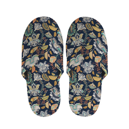 Vintage Indian Floral Pattern Print Slippers