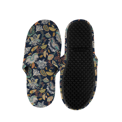 Vintage Indian Floral Pattern Print Slippers