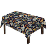 Vintage Indian Floral Pattern Print Tablecloth