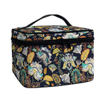Vintage Indian Floral Pattern Print Travel Makeup Bag