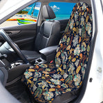 Vintage Indian Floral Pattern Print Waterproof Car Seat Cover