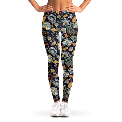 Vintage Indian Floral Pattern Print Women's Leggings