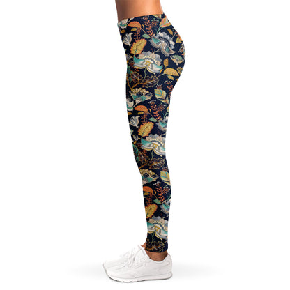 Vintage Indian Floral Pattern Print Women's Leggings