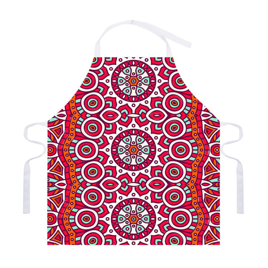 Vintage Indian Mandala Print Adjustable Apron