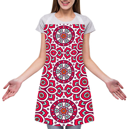 Vintage Indian Mandala Print Adjustable Apron