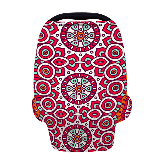Vintage Indian Mandala Print Baby Seat Cover