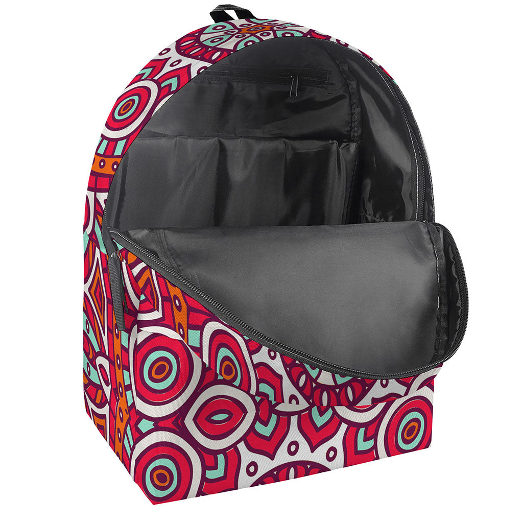 Vintage Indian Mandala Print Backpack