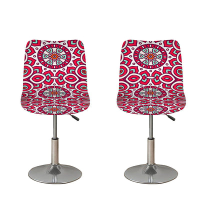 Vintage Indian Mandala Print Bar Stool Covers