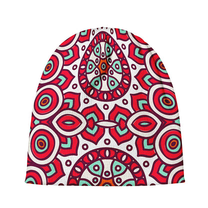 Vintage Indian Mandala Print Beanie