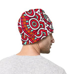 Vintage Indian Mandala Print Beanie