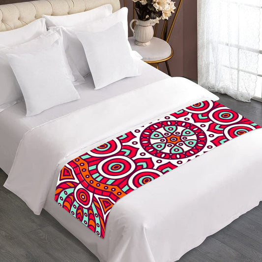 Vintage Indian Mandala Print Bed Runner