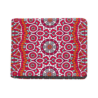 Vintage Indian Mandala Print Bifold Wallet